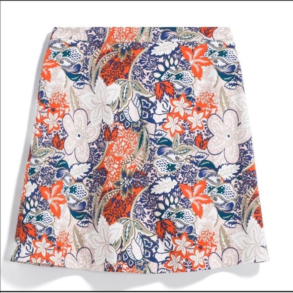 Stitch Fix Margaret M Deandra A-line Floral Skirt - Picture 1 of 5